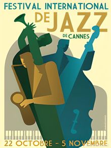 Poster collecting : festival internaciona jaaz decannes - 22 octubre - 5 novembre !! cartel concierto 30x40 !!